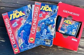 Sega Genesis Lot - 15 Games 1 Console 2 Controllers - Loose Items - The Tick!