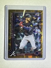 2025 Topps Update Eli White #US-189 Gold Diamante /50 - Atlanta Braves