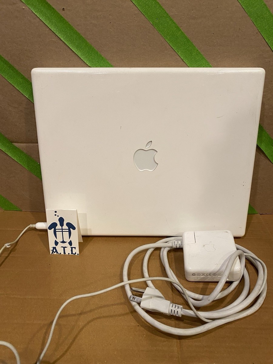 iBook G4 PowerPC 1Ghz 256MB RAM 60GB HDD DVD Drive TESTED WORKING
