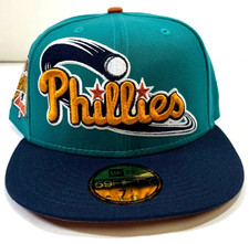 Philadelphia Phillies MLB NE All Star Game 96' Cooperstown Fitted Hat~Teal