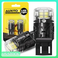 2 Pack 7443 7440 7444 White Led Reverse Light Bulbs Non-polarity Plug And Play
