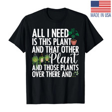 Funny Plant Art For Women Men Gardening Plant Lover Gardener Gift Unisex T-Shirt