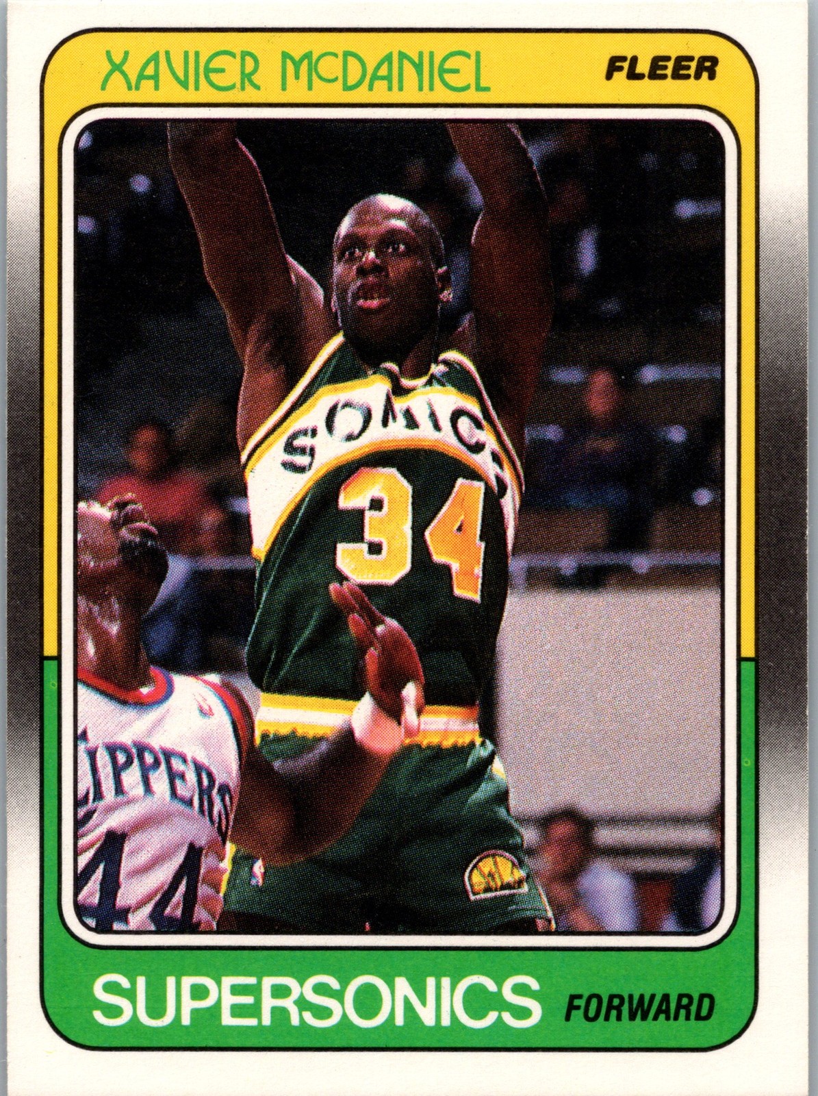 1987-88 Fleer #73 Xavier McDaniel A44