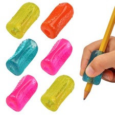 The Pencil Grip Bumpy Grip - Neon Ergonomic Writing Aid, 6-Pack