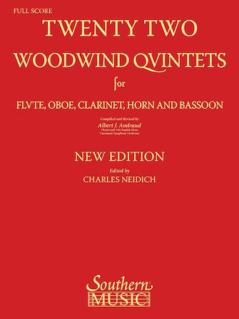 22 Woodwind Quintets - New Edition Woodwind Quintet