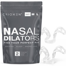 CRIOXEN Nasal Dilators for Breathing Sleeping - Reusable Internal Nostril Nos...