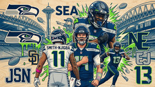 JAXON SMITH-NJIGBA & other seahawks stars - PICK YOUR CARD - rookies/parallels