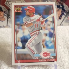 2026 Topps Series 1 Barry Larkin #T91-81 1991 Topps Insert Reds