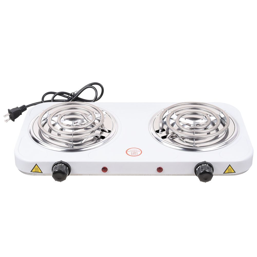 Hot Plate Double Burner Commercial Electric Portable Countertop Stove