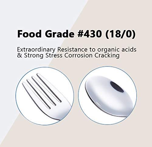 Kids Silverware 6 Pieces Children's Safe Flatware Set Stainless Steel - 3 x C... - Picture 6 of 7