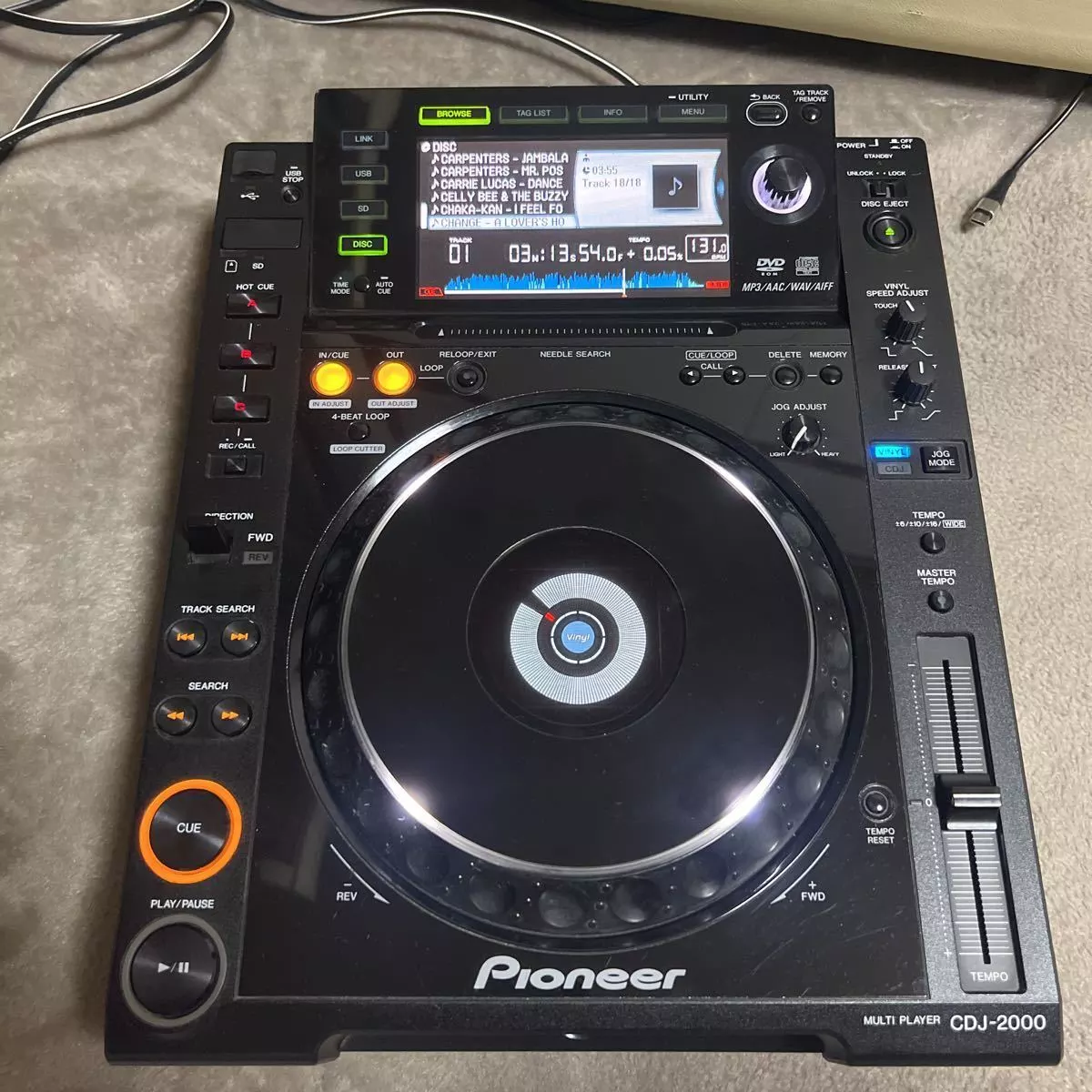 Pioneer CDJ-2000 Professional DJ Multi Player CDJ2000 AC100V Great  Turntable 6