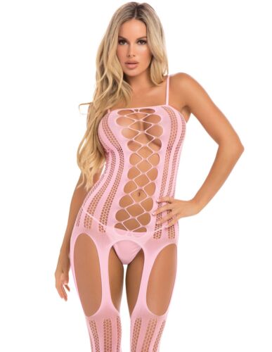 Fetisch Sex Body Stocking Damen Netzbody versaut Reizwäsche Unterwäsche MA - Bild 15 von 35