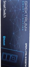 Spektrum Smart Bluetooth Wireless White SPK-CTRL-W-RGBTW Wallplate Remote On/Off