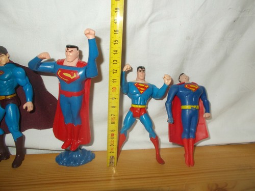6 Figurines articulée Superman DC COMICS burger king mcdonald's - Imagen 5 de 5