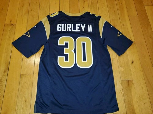 2015 Nike Todd Gurley II LOS ANGELES RAMS Mens NFL Rookie Team Replica JERSEY S - Picture 17 of 20