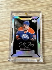 2015-16 Connor McDavid UD Black Lustrous Rookie Autograph RC Auto /199 MVP