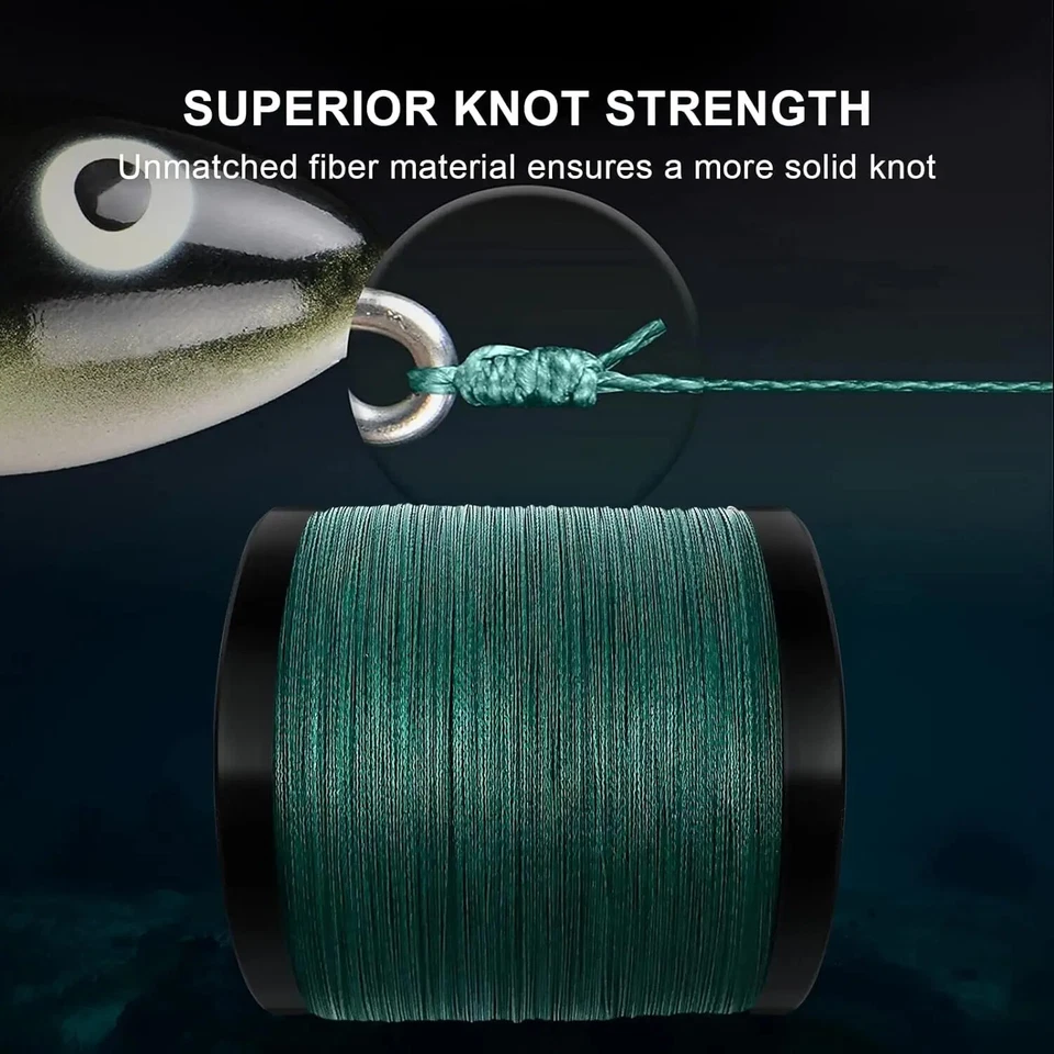 Línea de pesca de alta fuerza 5000M 1000M 8 trenzado multifilamento PE 14-88LB Foto 3 de 4