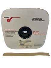1 INCH VELCRO® Brand HOOK Fastener- Sew On Mil-Spec Military Tape SANDSTONE