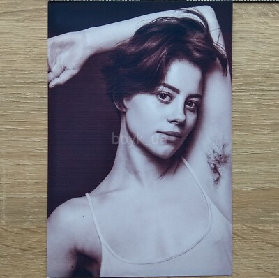 Hairy Armpits Woman Unshaved Cute Lady Under Arms Pretty Girl Vtg Reprint Photo