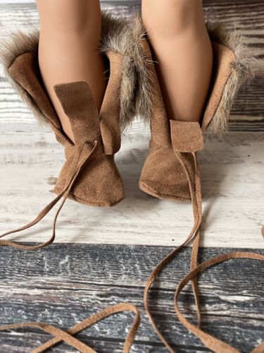 American Girl Doll KAYA Winter Cape & Hood 1st Version SHOES Moccasins Only 2002