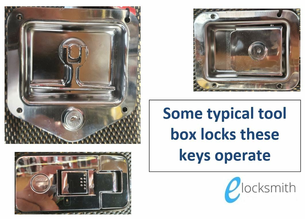 CH545 Key Fits Tool Box, Paddle, Whale Tail Lock, Caravan CH545 Key Fits Tool Box, Paddle, Whale Tail Lock, Caravan