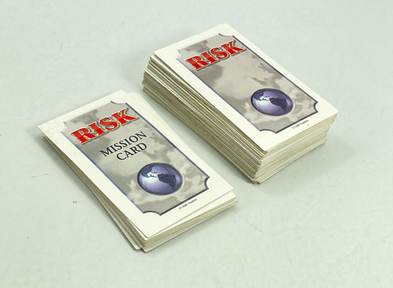 Vintage 1998 Risk Board Game 44 Risk Cards & 12 Secret Mission Cards  Replacement | eBay