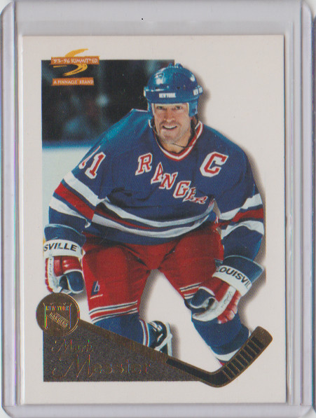 1995-96 Score Summit #1 Mark Messier New York Rangers