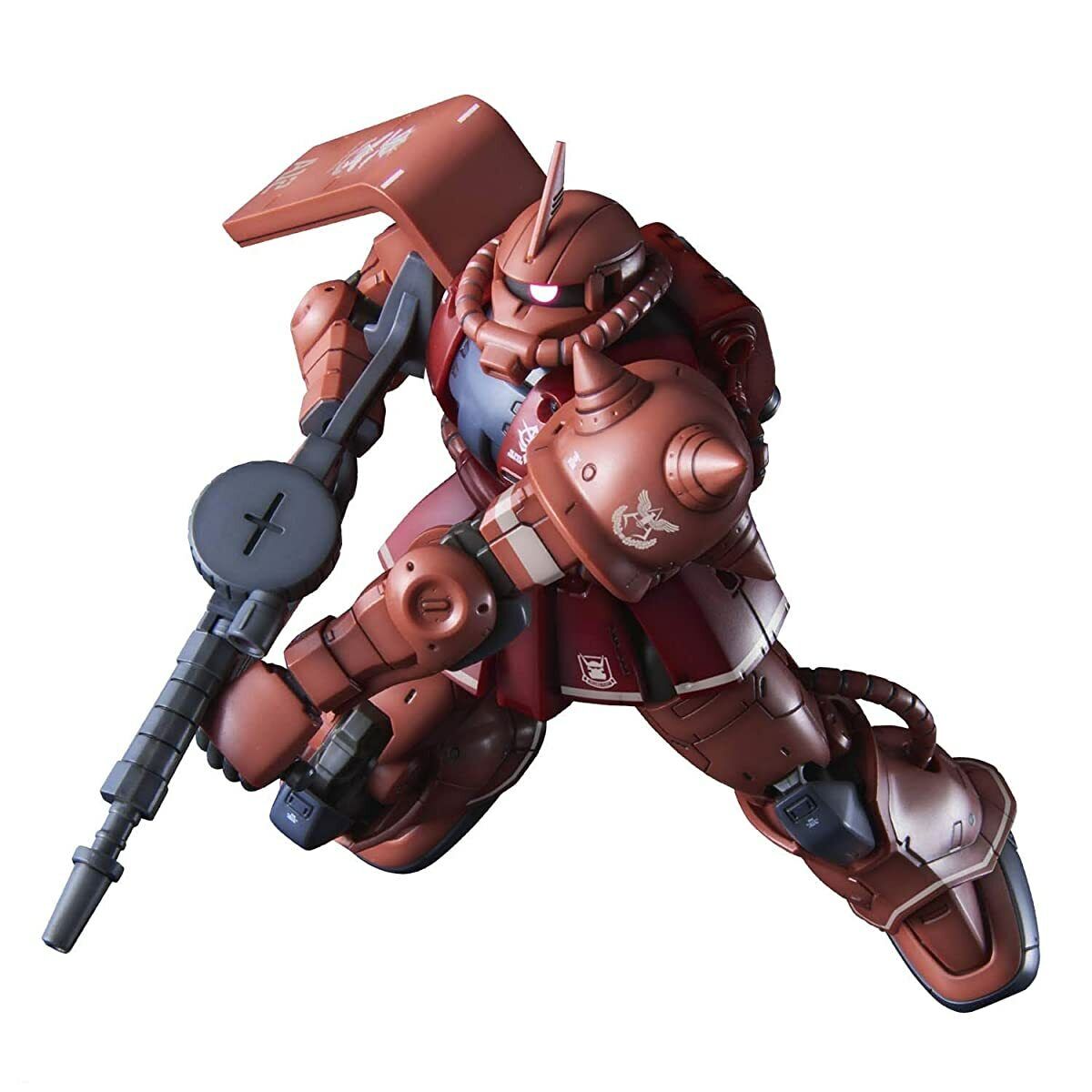 BANDAI HG 1/144 MS-06S ZAKU II Red Comet Ver Plastic Model BANDAI HG 1/144 MS-06S ZAKU II Red Comet Ver Plastic Model
