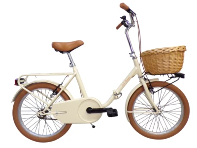 Cicli Tessari - bicicletta pieghevole bici graziella car-bike 20 cesto in vimini