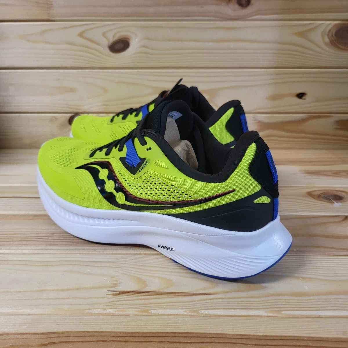 Saucony Guide 15 Running Shoes Mens US 13 Acid Blue‎ Raz Sneakers Volt Green Saucony Guide 15 Acid Blue Raz for sale | eBay main image 2