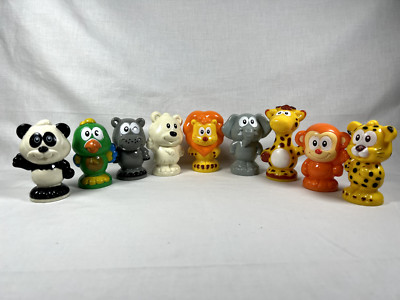 Vtech Smartville Alphabet Train Zoo Replacement Animals Lot Of 9