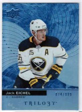 17/18 UD TRILOGY HOCKEY BASE BLUE FOIL PARALLEL CARDS (#1-50) U-Pick From List