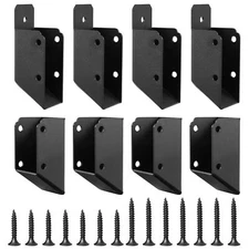 Kartols 8PCS 201 Stainless Steel 2" x 4" (1 ½" x 3 ½" Actual) Deck Rai