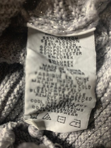 Preowned- DKNY Long Sleeve Seqiuns Pullover Knit Sweater Girls (Size 6) - Picture 7 of 7