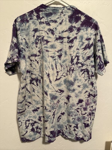 Vintage 1986 Jester  Grateful Dead Aiko Tie Dye T Shirt Single Stitch Size Large - Picture 8 of 11