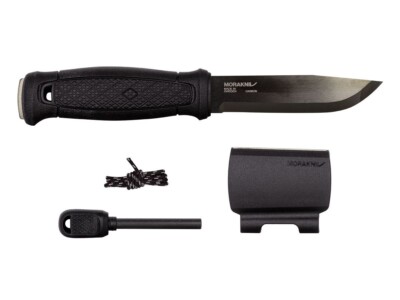 Morakniv Garberg Multi Mout + survival kit lama nera outdoor campeggio