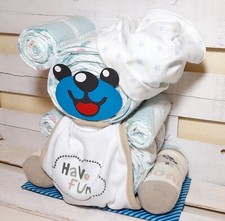 ♥ WINDELBÄR - FÜR JUNGEN ♥ Nachwuchs bekommen, Windeltorte, Babyparty Geschenke