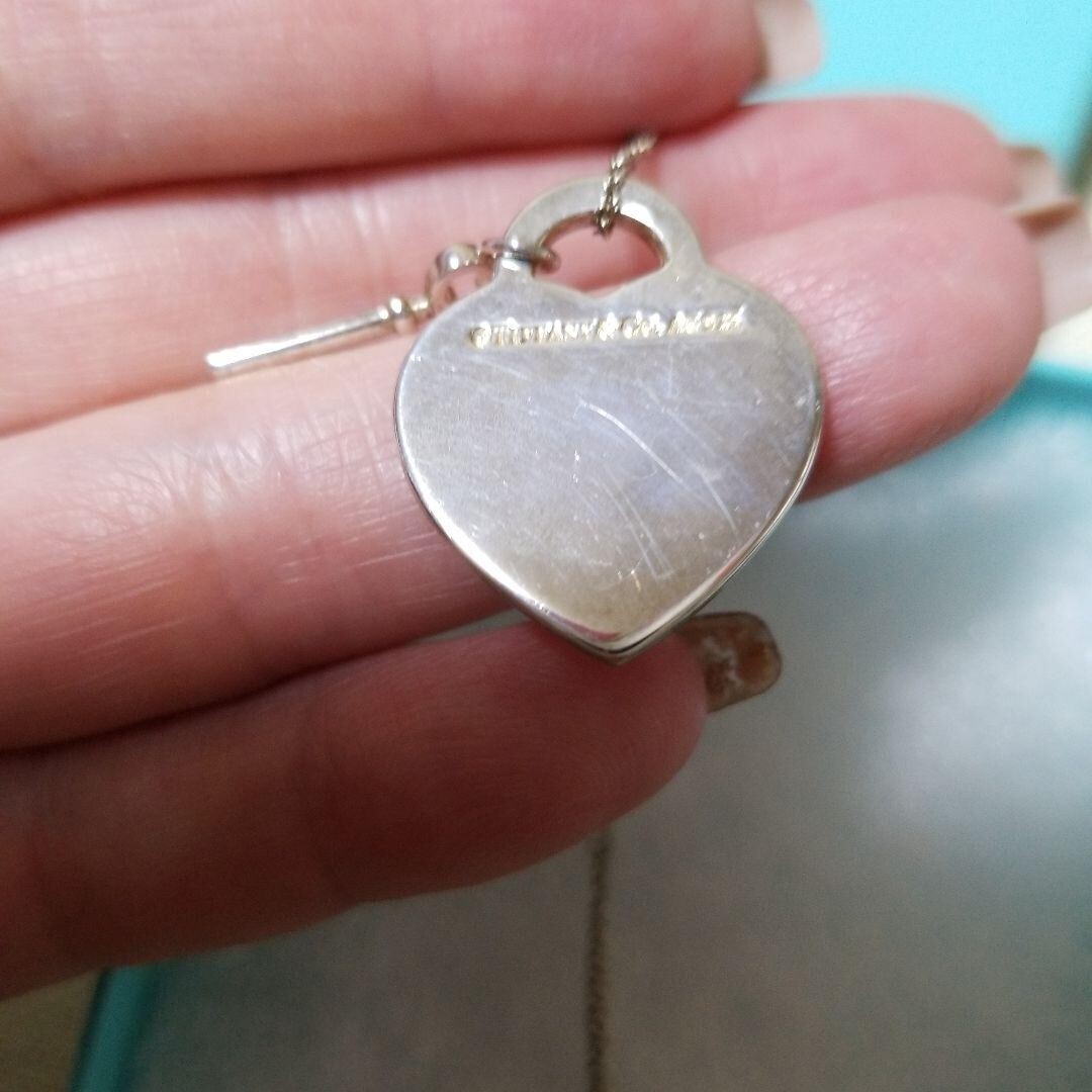 Tiffany & Co. Elsa Peretti Return to Heart Tag Key Sterling SV