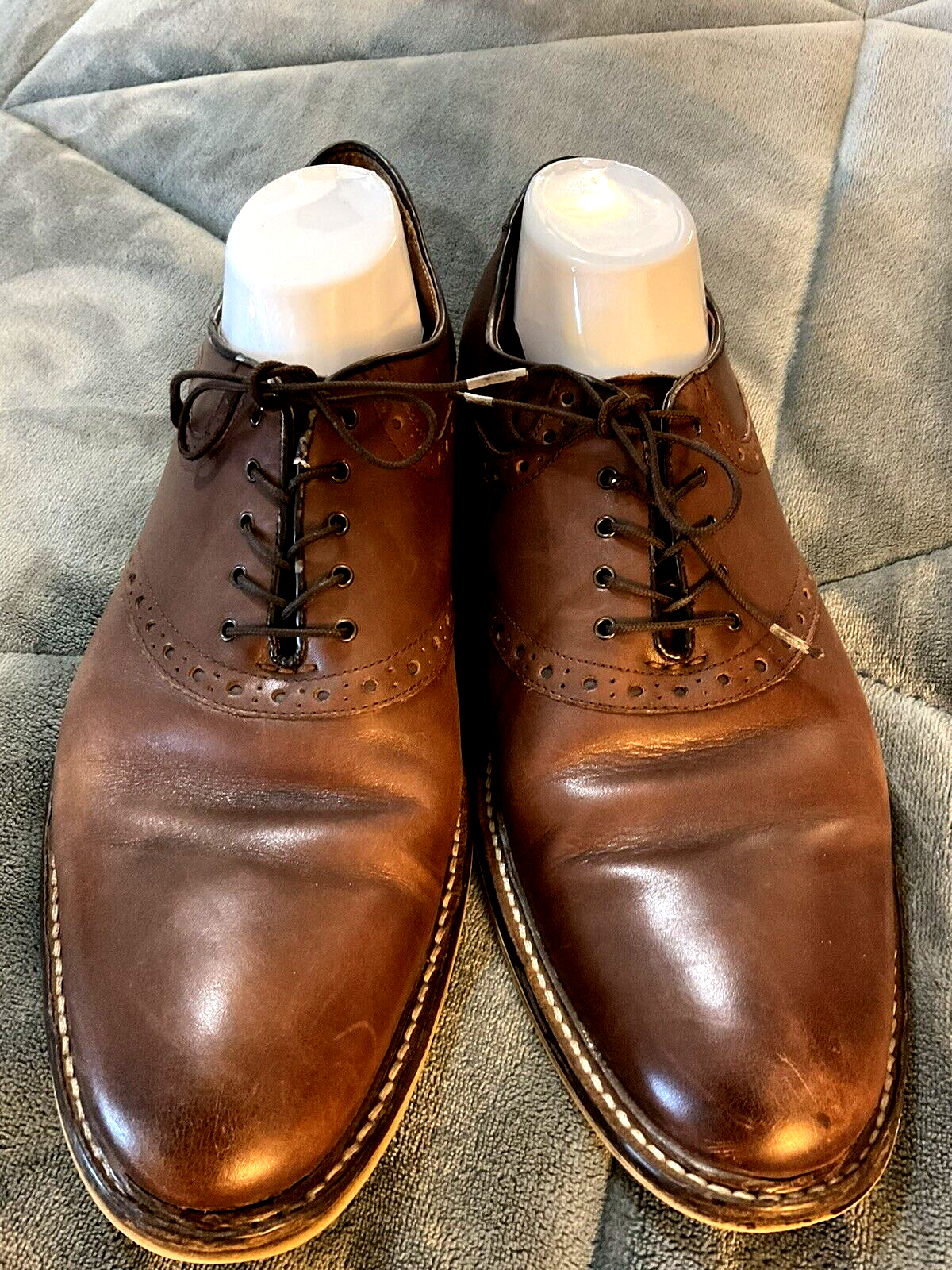 Aston Grey Tokyo Tan Brown Leather 