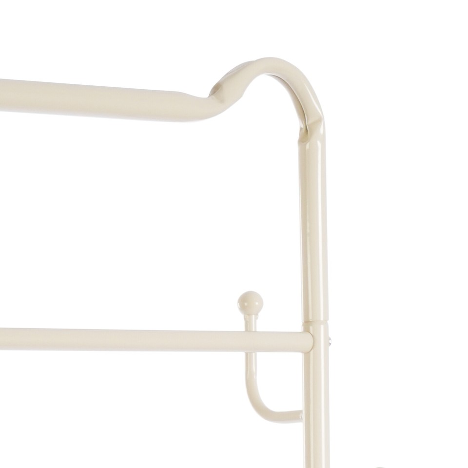 Clothes Rack, Movable Coat Rack, Coat Rack with Storage Basket | eBay