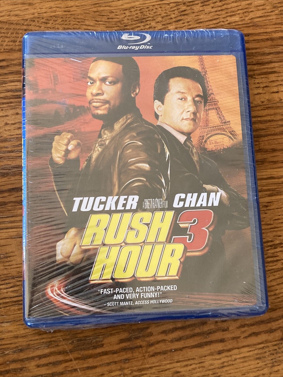 Rush Hour 3 (2007) Blu-Ray **NEW** Jackie Chan Chris Tucker