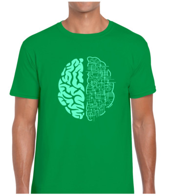 Brain Circuit Gamer Gaming Pc Programmer Cool Fashion Unisex T-Shirt