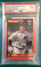 Aaron Judge 2017 Topps Transcendent VIP #90DR Rookie RC /87 PSA 9