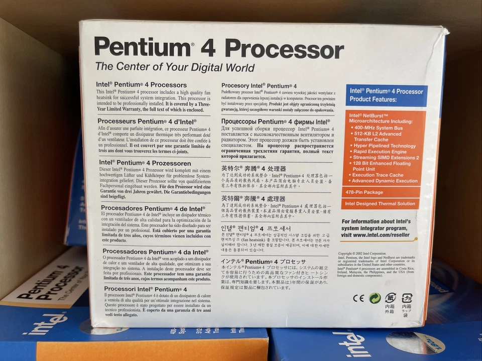 Intel Pentium 4 1.8GHz (BX80532PC1800DSL6QL) Processor Retail Box 400 MHz 512 MB - Image 4 of 4