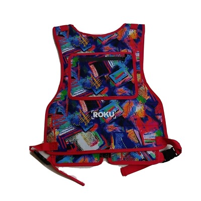 Roku studio mens 100%authentic sleeveless zip up vest one size