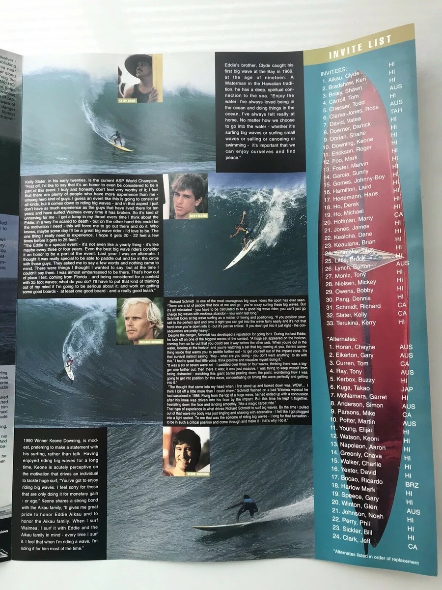 クイックシルバー　ポスター　Eddie Aikau Memorial 新品未使用 クイックシルバー ポスター Eddie Aikau Memorial 新品未使用 クイック