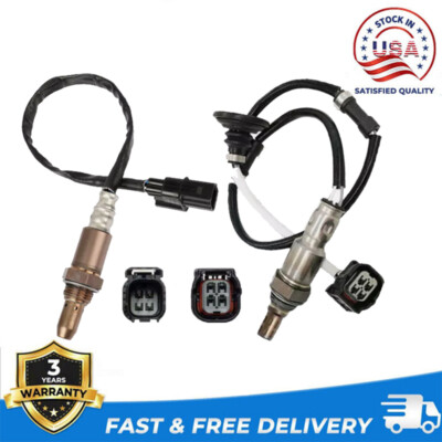 Set of 2 New Oxygen Sensors For Honda Fit 1.5L L4 2007-2008 Upstream+Downstream