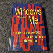 Original Microsoft Windows Me Millennium Hardcover Buch NEU versiegelt! 