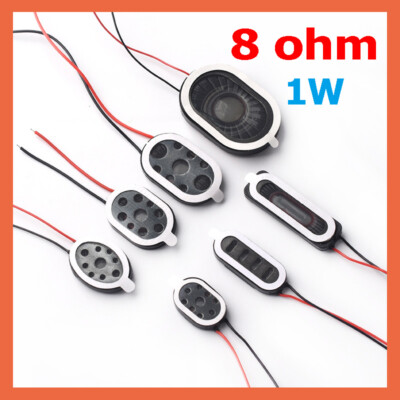 Lautsprecher Speaker Horn Loudspeaker Buzzer Mini Trumpet 8Ω 1W 9x22mm 13x18mm