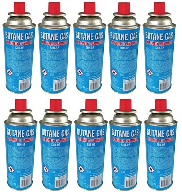 ALL RIDE Butan gas 227 gramm Kartusche Gaskartuschen Bunsenbrenner Gas Camping Kocher